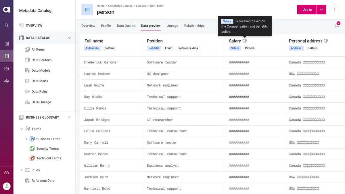 Ataccama ONE : avis des utilisateurs, avantages & inconvénients de cette plateforme de gestion de données Ataccama ONE : avis des utilisateurs, avantages & inconvénients de cette plateforme de gestion de données