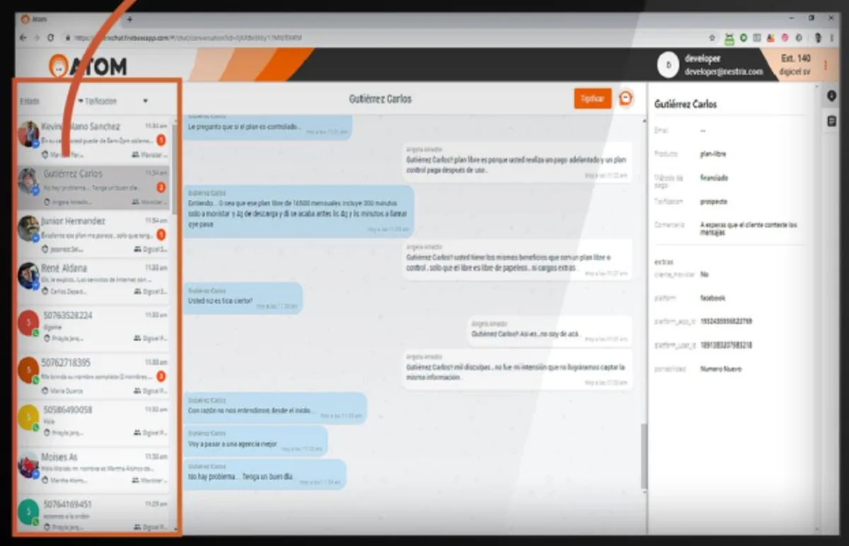 Atom : avis des utilisateurs, avantages & inconvénients de ce logiciel de messagerie instantanée / live chat Atom : avis des utilisateurs, avantages & inconvénients de ce logiciel de messagerie instantanée / live chat