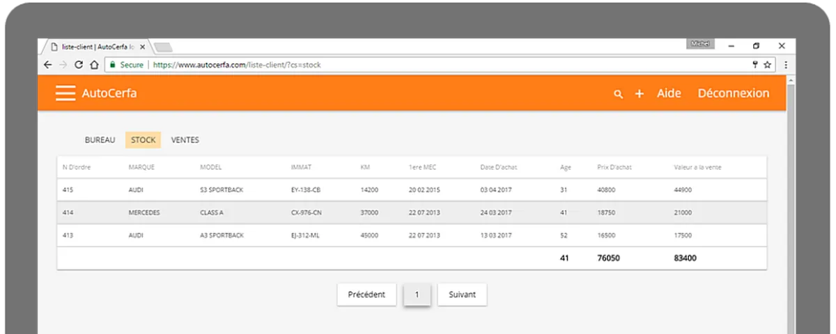 Autocerfa : avis des utilisateurs, avantages & inconvénients de ce logiciel pour commerce automobile Autocerfa : avis des utilisateurs, avantages & inconvénients de ce logiciel pour commerce automobile