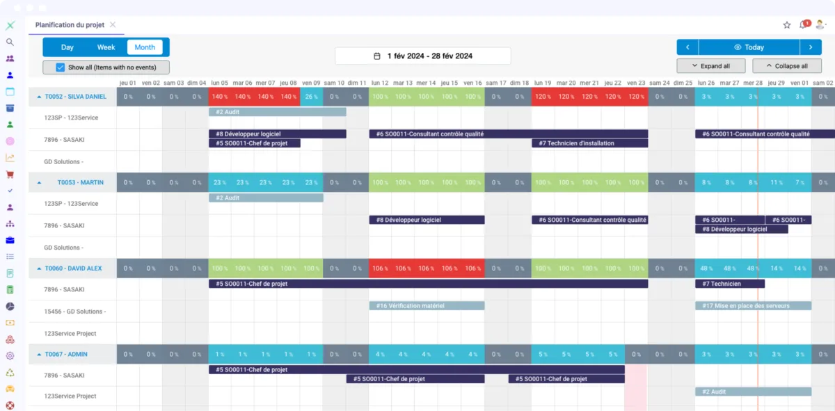 Axelor : planning