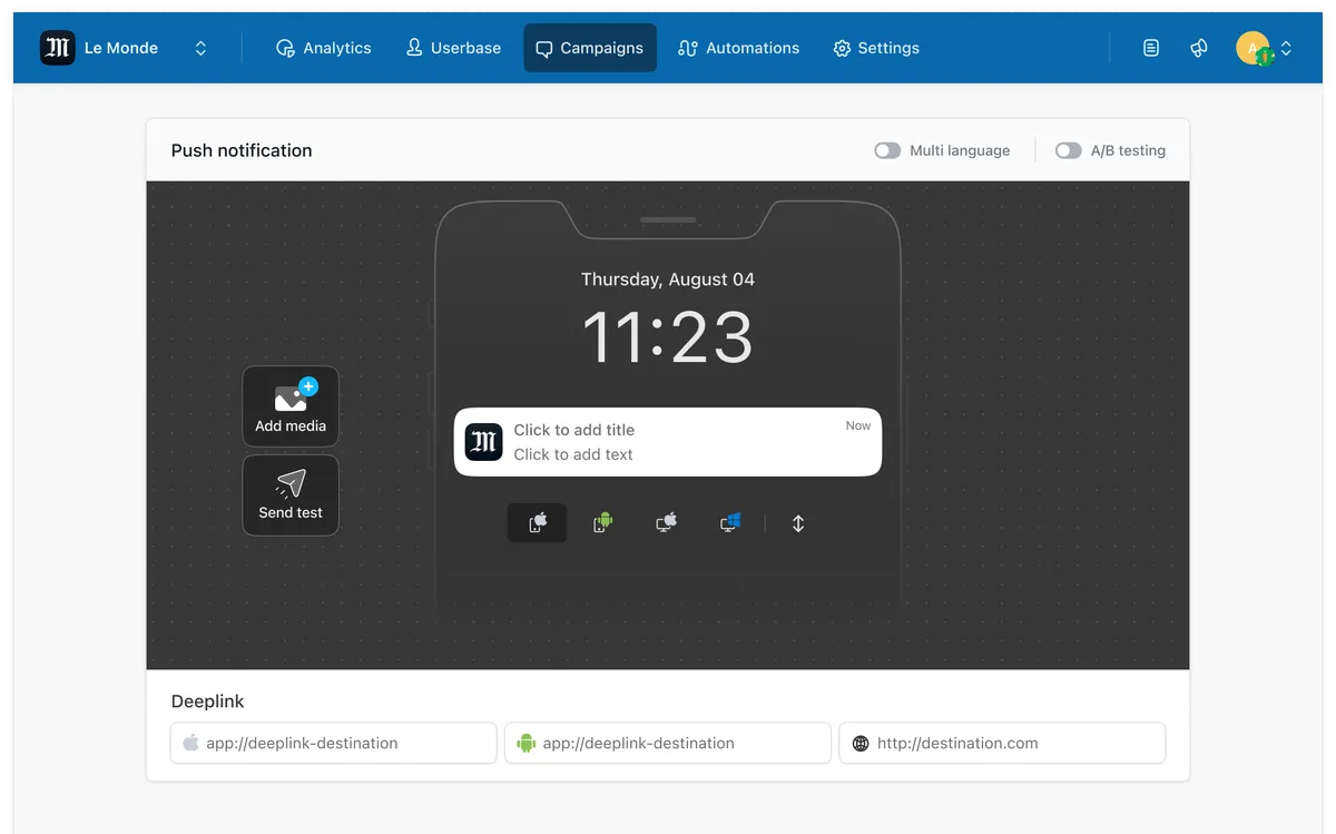 Batch : avis des utilisateurs, avantages & inconvénients de ce logiciel de notifications push