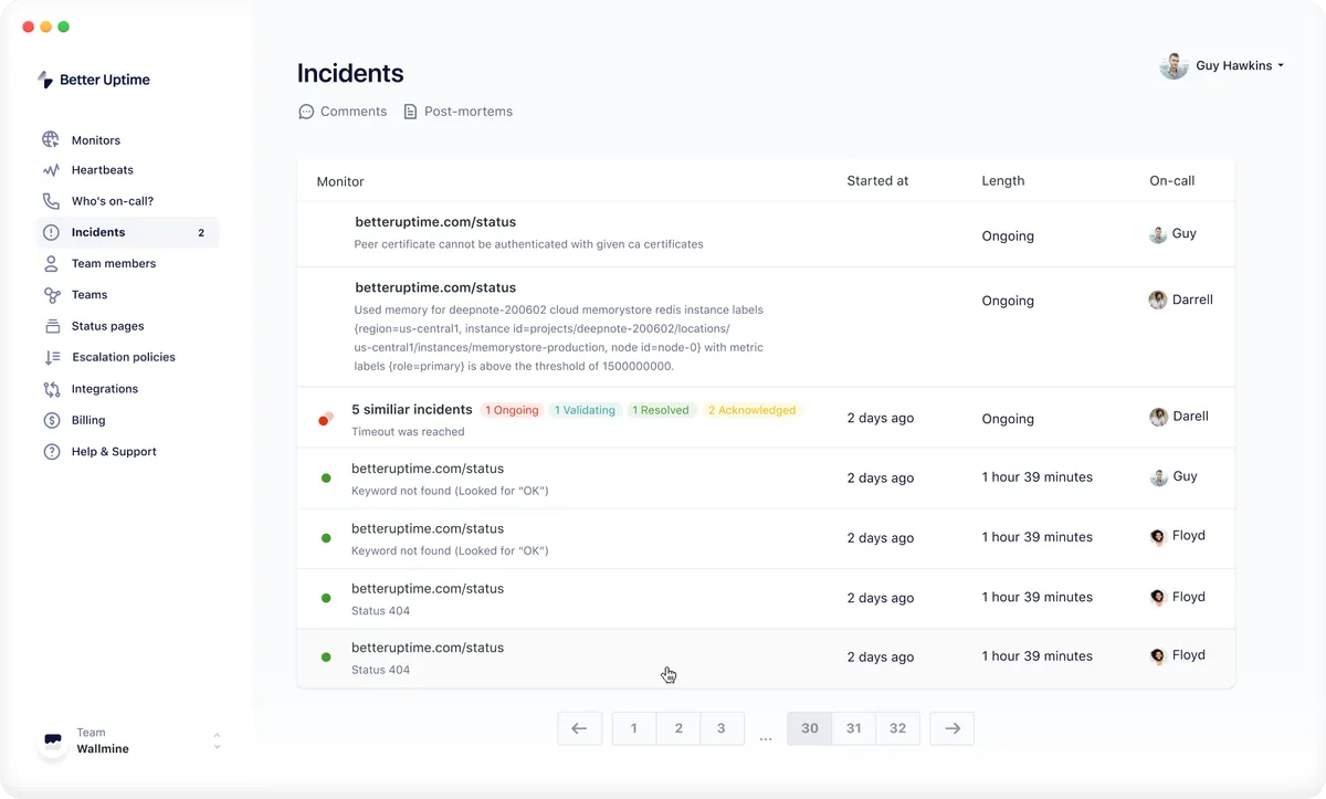 Better Uptime : avis des utilisateurs, avantages & inconvénients de ce logiciel de monitoring de site web Better Uptime : avis des utilisateurs, avantages & inconvénients de ce logiciel de monitoring de site web