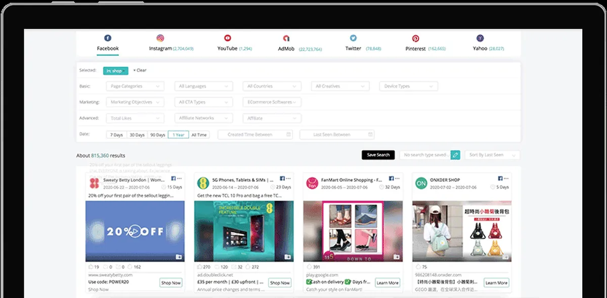 BigSpy : avis des utilisateurs, avantages & inconvénients de ce logiciel de gestion de campagnes publicitaires