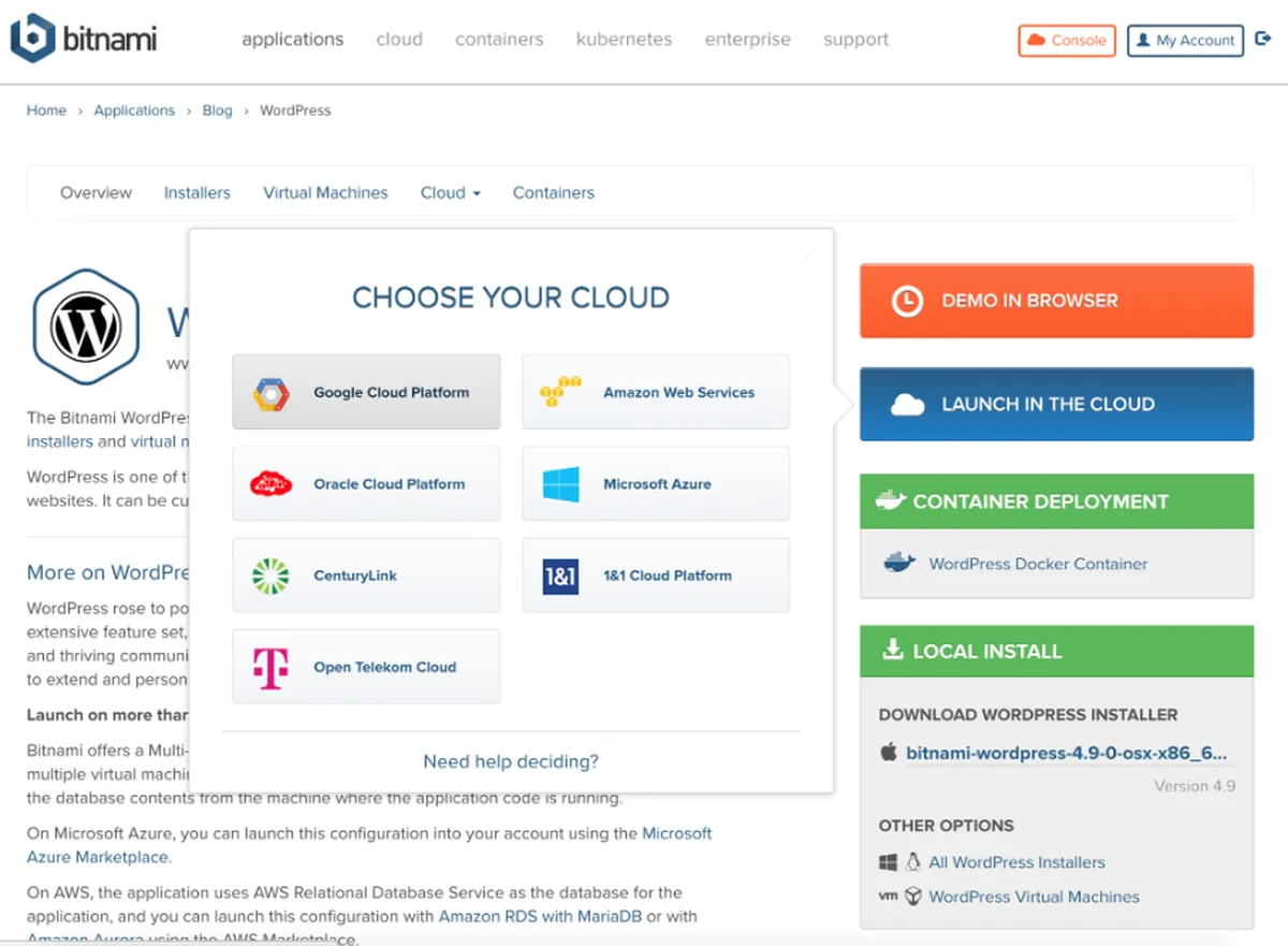 Bitnami : avis des utilisateurs, avantages & inconvénients de ce logiciel de gestion cloud