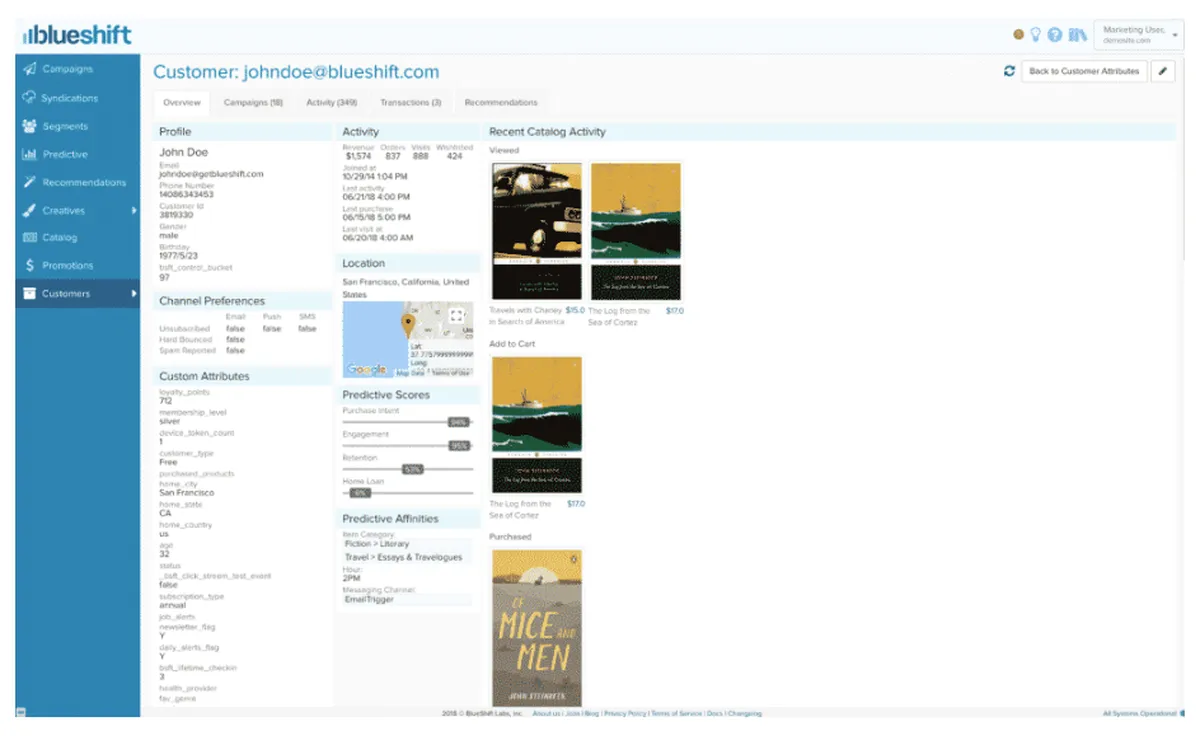 Blueshift : avis des utilisateurs, avantages & inconvénients de cette plateforme de données clients Blueshift : avis des utilisateurs, avantages & inconvénients de cette plateforme de données clients
