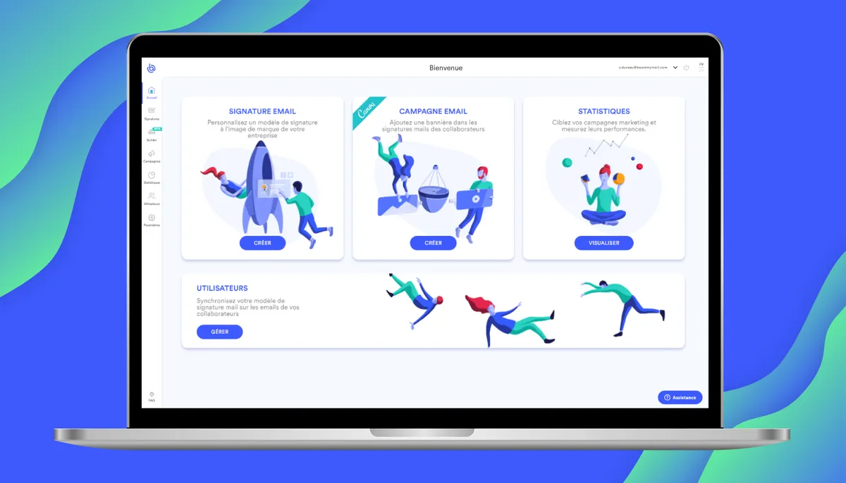 Boost My Mail : avis des utilisateurs, avantages & inconvénients de ce logiciel de signature emails / personnalisation des courriels Boost My Mail : avis des utilisateurs, avantages & inconvénients de ce logiciel de signature emails / personnalisation des courriels
