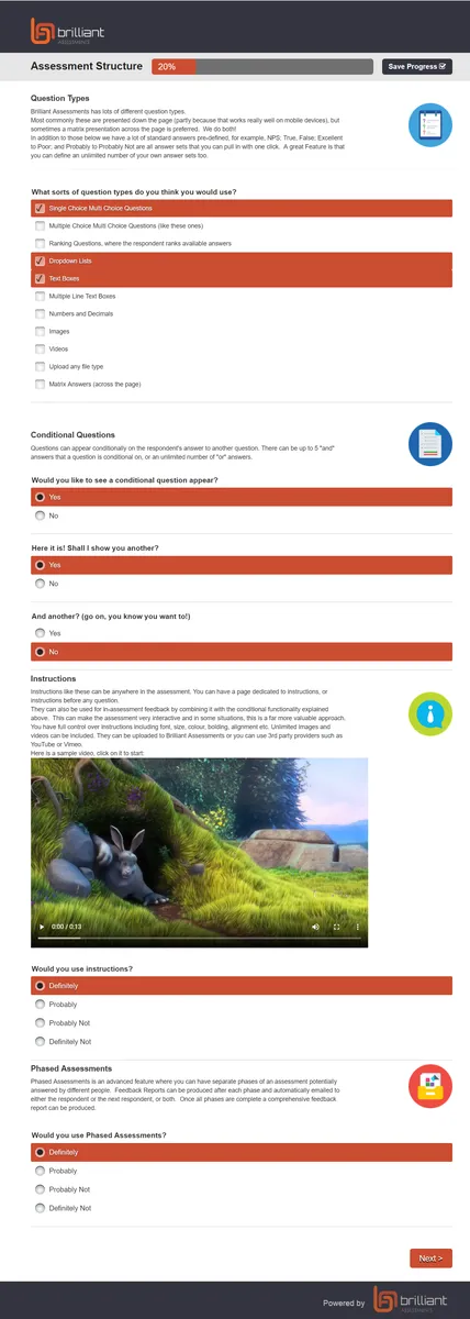 Brilliant Assessments : avis des utilisateurs, avantages & inconvénients de ce logiciel de gestion des performances des employés Brilliant Assessments : avis des utilisateurs, avantages & inconvénients de ce logiciel de gestion des performances des employés