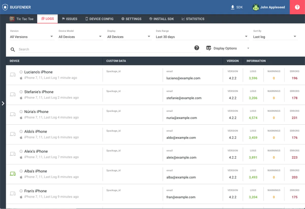 Bugfender : avis des utilisateurs, avantages & inconvénients de ce logiciel de bug tracking / débogage Bugfender : avis des utilisateurs, avantages & inconvénients de ce logiciel de bug tracking / débogage