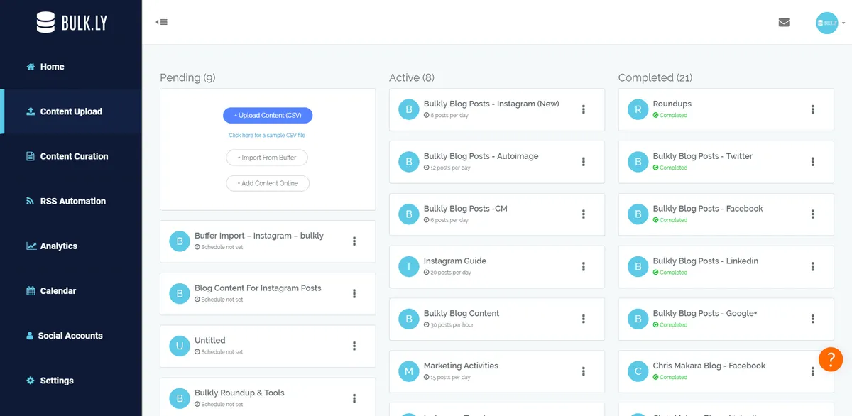 Bulk.ly : avis des utilisateurs, avantages & inconvénients de ce logiciel de marketing sur les réseaux sociaux / social listening