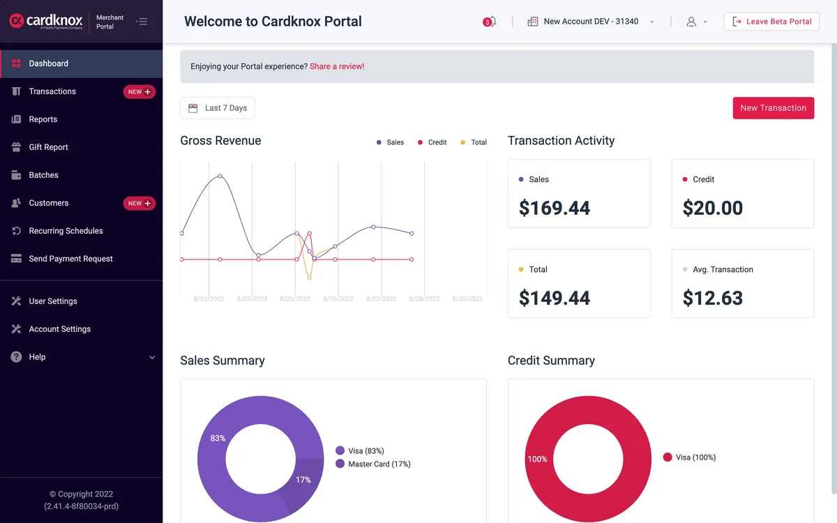 Cardknox : avis des utilisateurs, avantages & inconvénients de ce logiciel de paiement en ligne / Passerelles de paiement