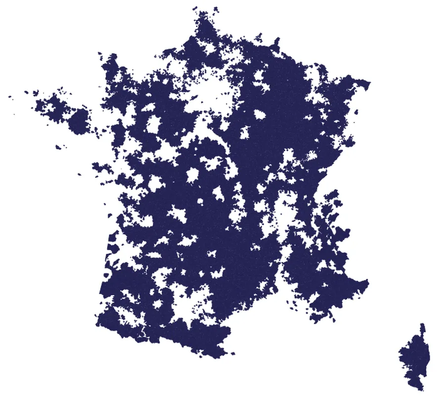 carte france zones blanches carte france zones blanches