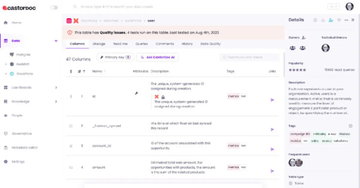 CastorDoc : avis des utilisateurs, avantages & inconvénients de cette plateforme de gestion de données