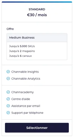 Channable : Prix Insights