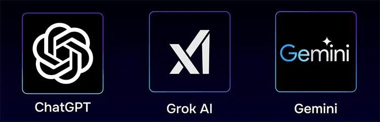 chatgpt gemini grok chatgpt gemini grok