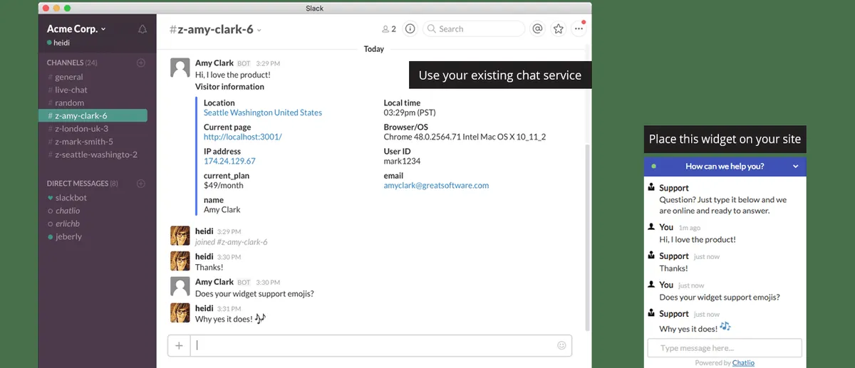 Chatlio : avis des utilisateurs, avantages & inconvénients de ce logiciel de messagerie instantanée / live chat