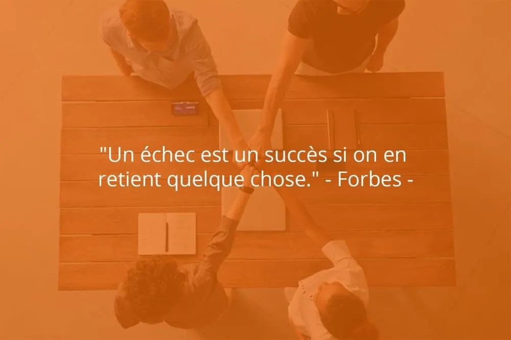 Citation de Forbes sur le succès dans une société.
