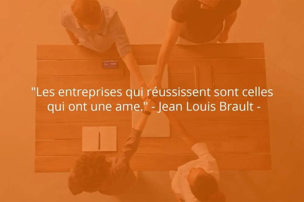Citation de Jean Louis Brault sur le succès d'une équipe.