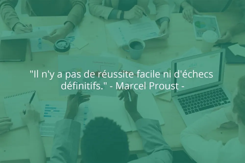 Citation de Marcel Proust sur le succès et la facilité.