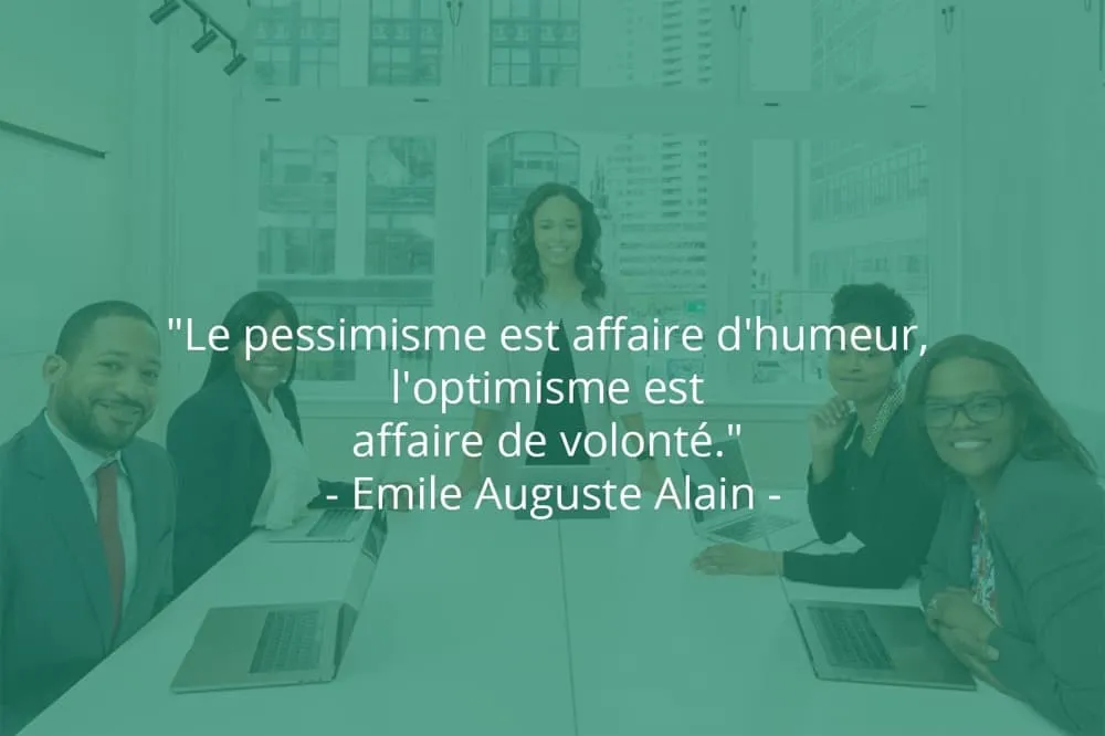 Citation de Emile Auguste Alain sur le travail dans une société.