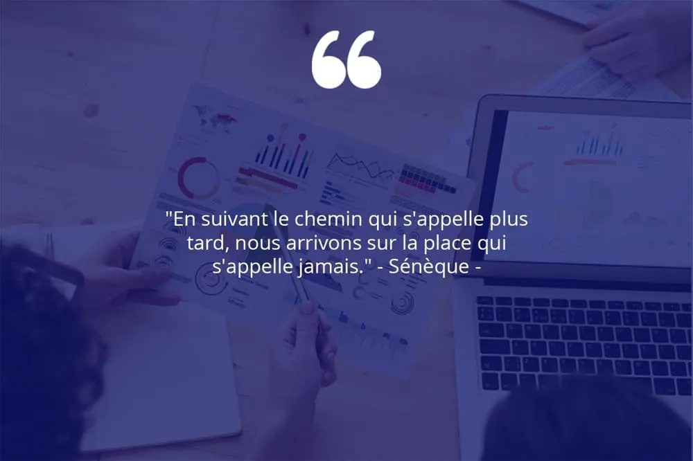 Citation de Sénèque sur le travail et le chemin à parcourir.
