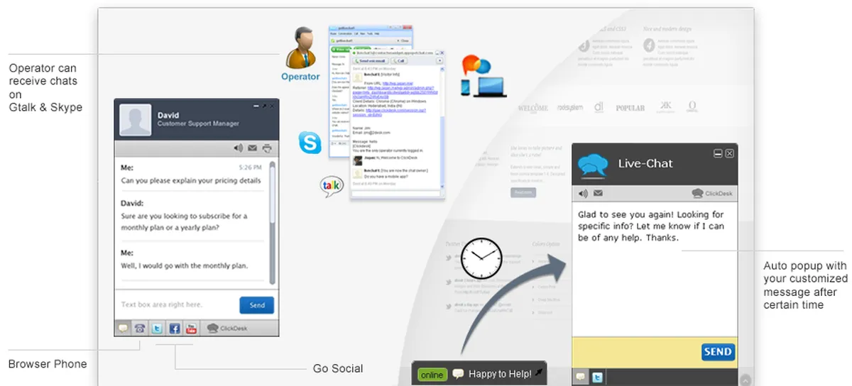 Clickdesk : avis des utilisateurs, avantages & inconvénients de ce logiciel de messagerie instantanée / live chat Clickdesk : avis des utilisateurs, avantages & inconvénients de ce logiciel de messagerie instantanée / live chat