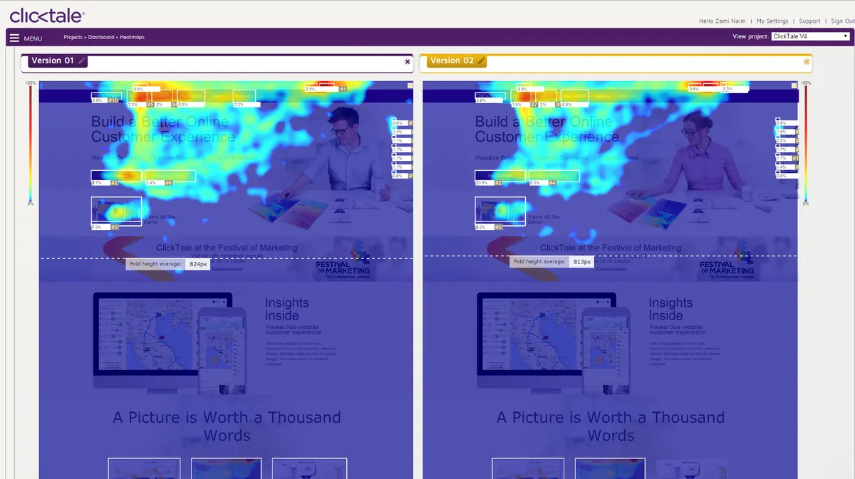 Clicktale : avis des utilisateurs, avantages & inconvénients de ce logiciel d'expérience client