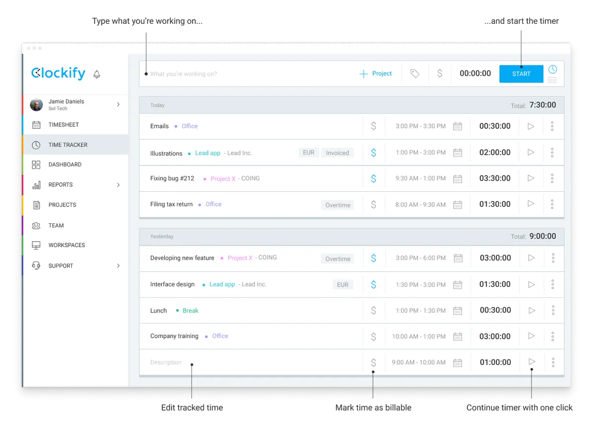 Clockify : avis des utilisateurs, avantages & inconvénients de ce logiciel de gestion des temps et activités Clockify : avis des utilisateurs, avantages & inconvénients de ce logiciel de gestion des temps et activités