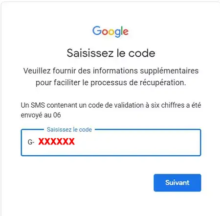code de validation gmail code de validation gmail