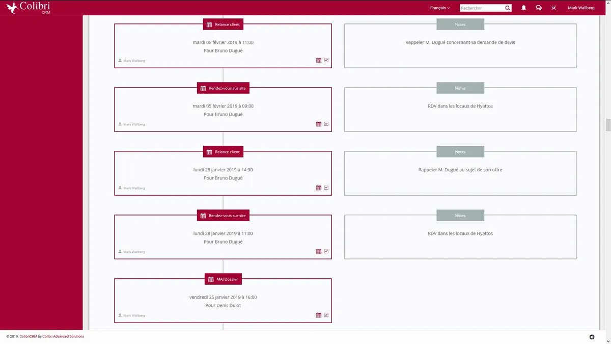 ColibriCRM : fil actualités ColibriCRM : fil actualités