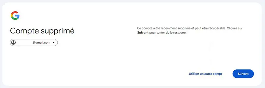 comment recuperer compte gmail supprime comment recuperer compte gmail supprime
