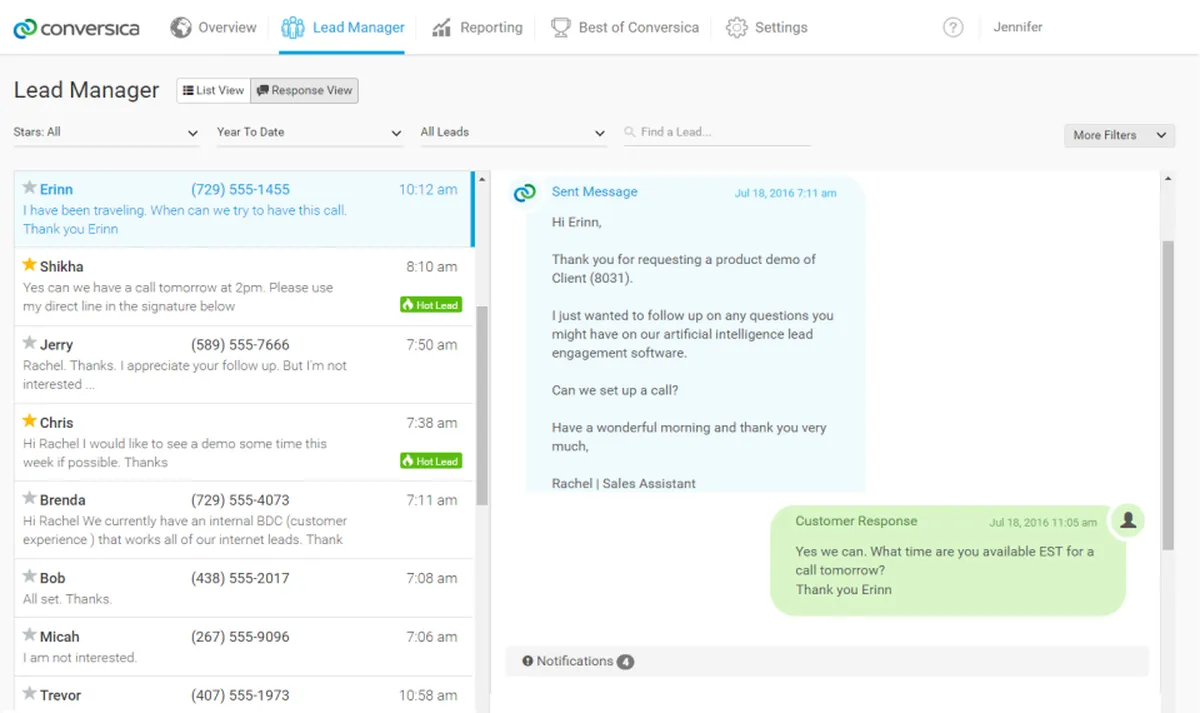 Conversica : avis des utilisateurs, avantages & inconvénients de ce logiciel de Chatbot IA / Agent IA Conversica : avis des utilisateurs, avantages & inconvénients de ce logiciel de Chatbot IA / Agent IA