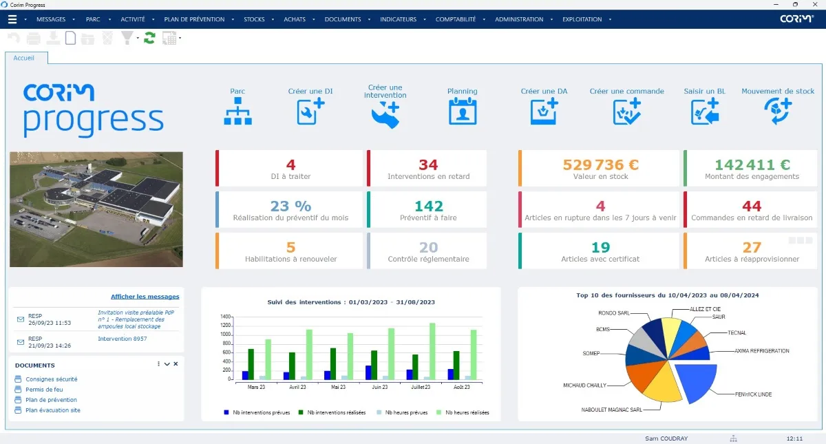 CORIM Business : avis des utilisateurs, avantages & inconvénients de ce logiciel GMAO / CMMS / maintenance préventive CORIM Business : avis des utilisateurs, avantages & inconvénients de ce logiciel GMAO / CMMS / maintenance préventive
