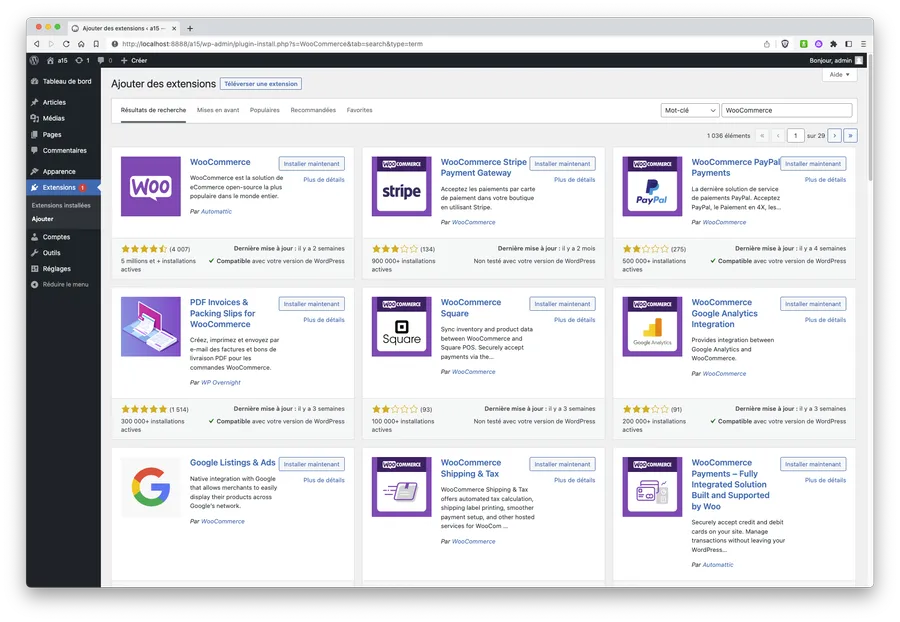 creer boutique woocommerce etape 1 creer boutique woocommerce etape 1