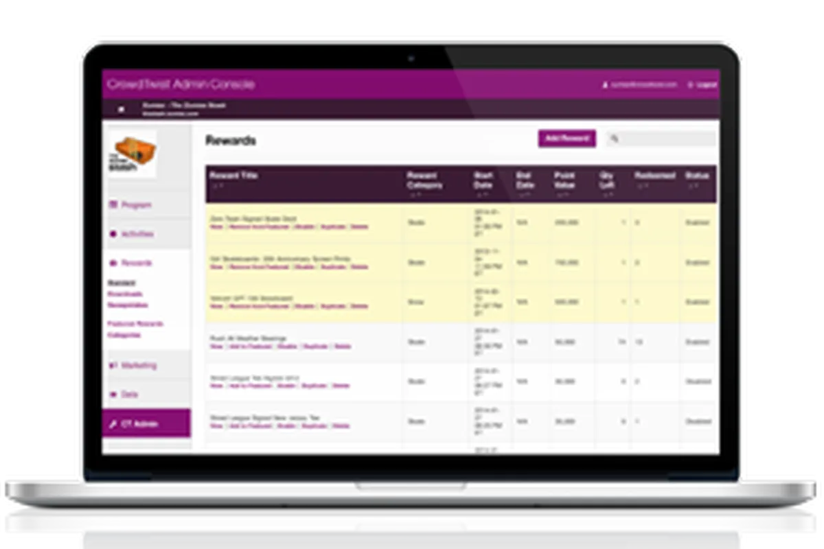 CrowdTwist : avis des utilisateurs, avantages & inconvénients de ce logiciel d'engagement client CrowdTwist : avis des utilisateurs, avantages & inconvénients de ce logiciel d'engagement client