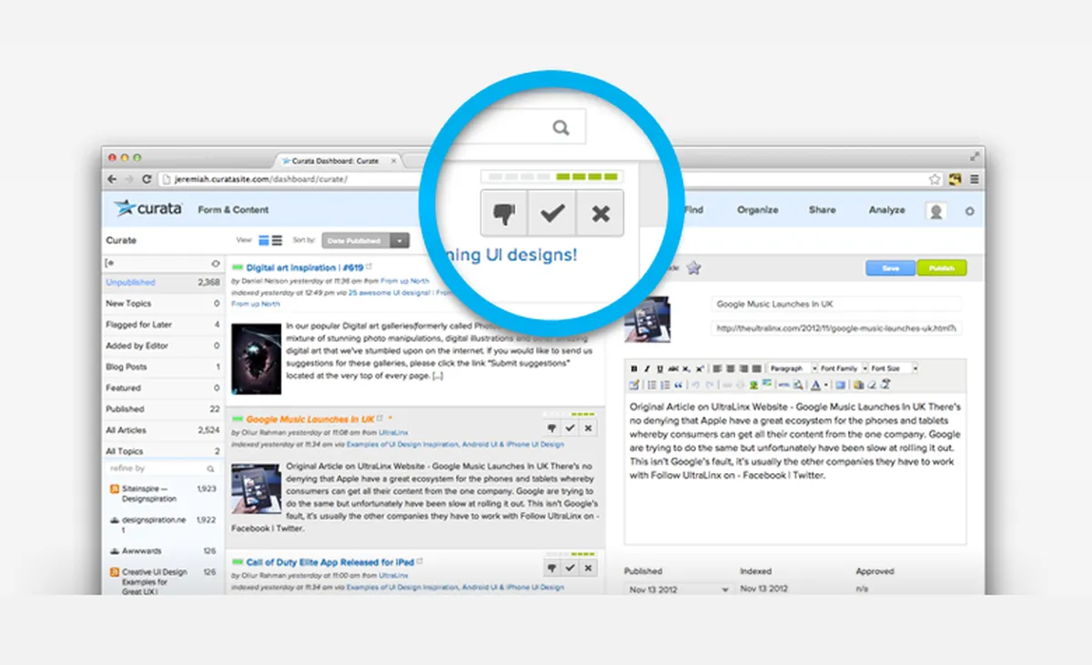 Curata : avis des utilisateurs, avantages & inconvénients de ce logiciel de marketing de contenu Curata : avis des utilisateurs, avantages & inconvénients de ce logiciel de marketing de contenu