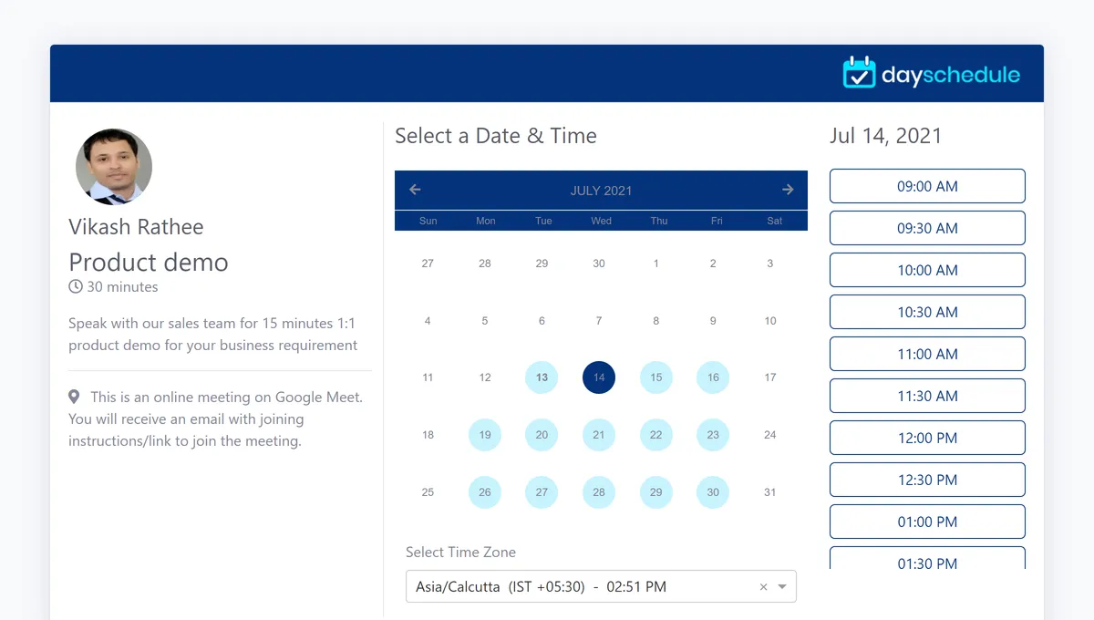 DaySchedule : avis des utilisateurs, avantages & inconvénients de ce logiciel de prise de rendez-vous en ligne DaySchedule : avis des utilisateurs, avantages & inconvénients de ce logiciel de prise de rendez-vous en ligne