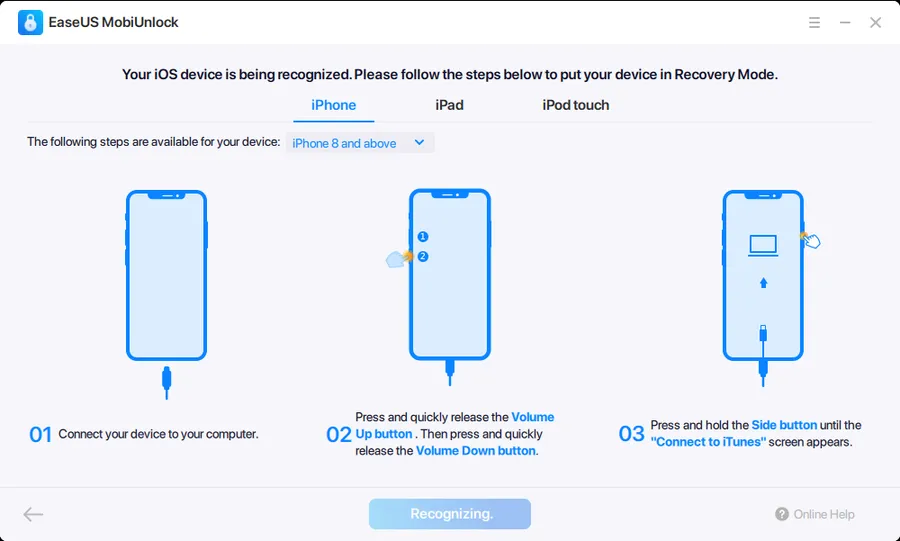 deverrouiller iphone avec mobiunlock etape 1 deverrouiller iphone avec mobiunlock etape 1
