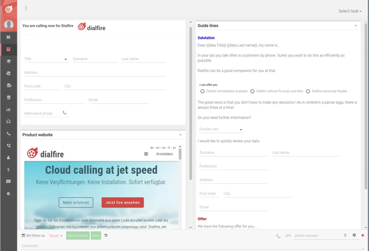 Dialfire : avis des utilisateurs, avantages & inconvénients de ce logiciel pour centre d'appel / call center / télémarketing