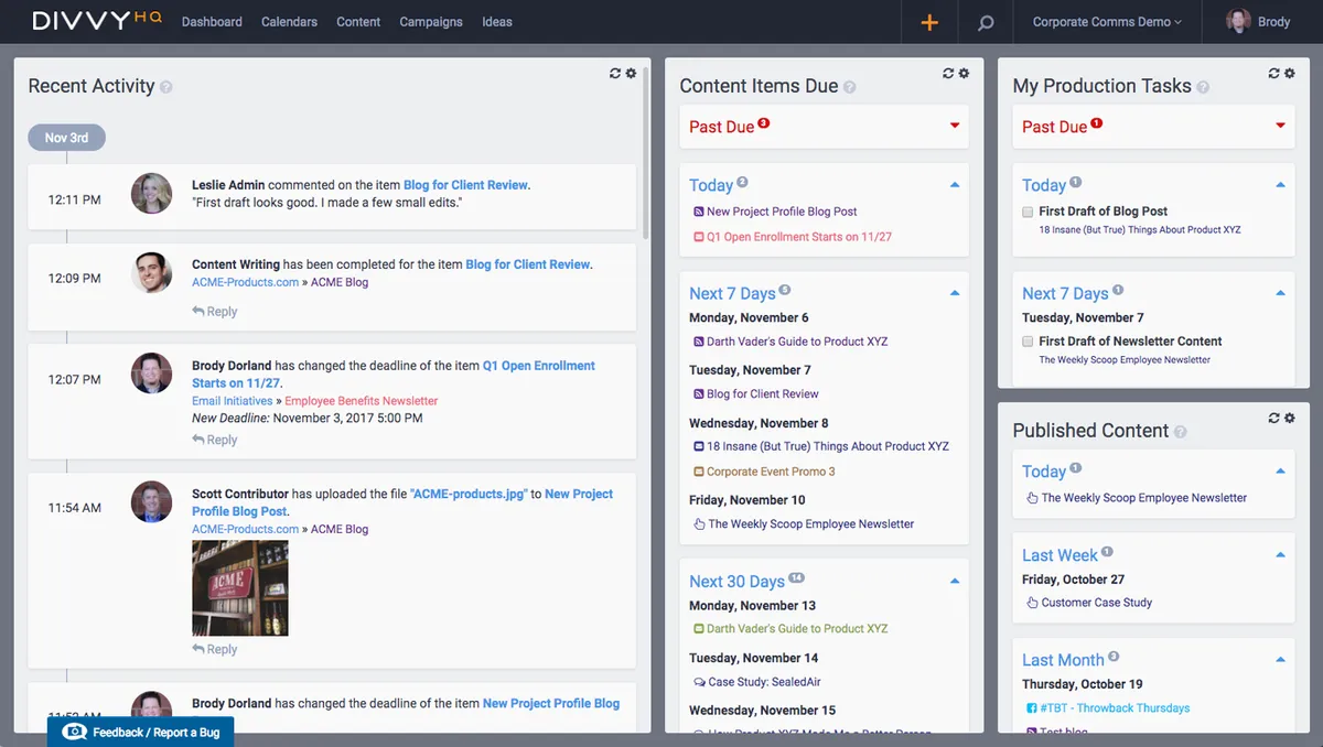 DivvyHQ : avis des utilisateurs, avantages & inconvénients de ce logiciel de workflow