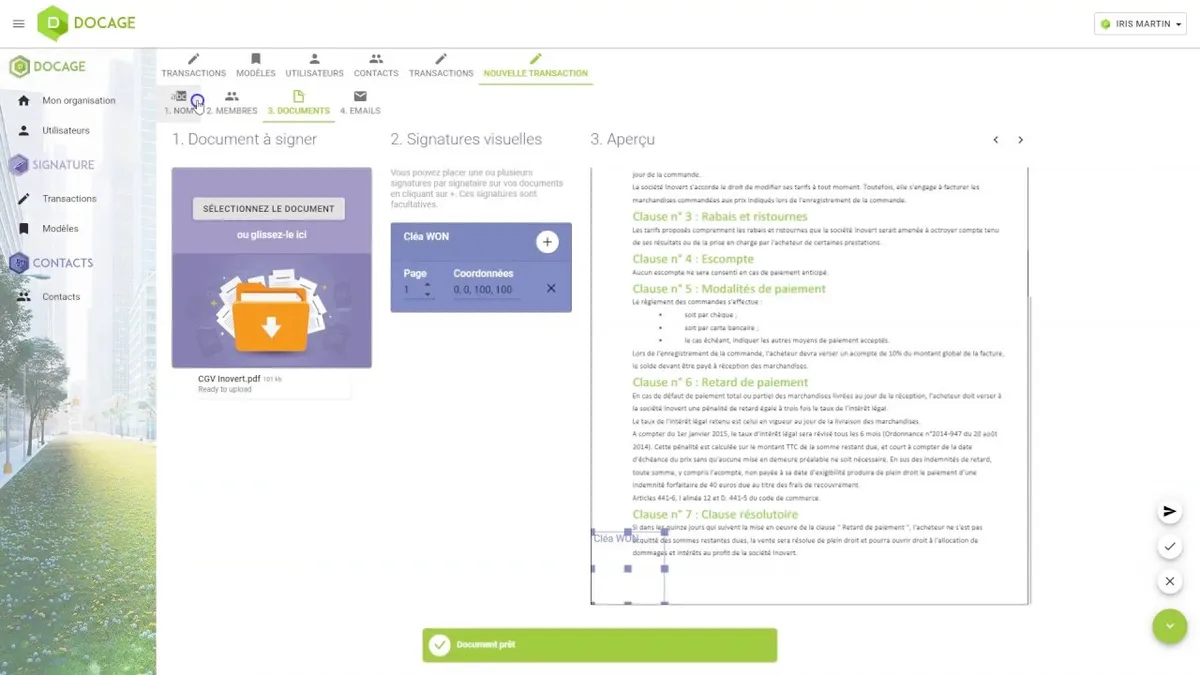 Docage : avis des utilisateurs, avantages & inconvénients de ce logiciel de signature électronique