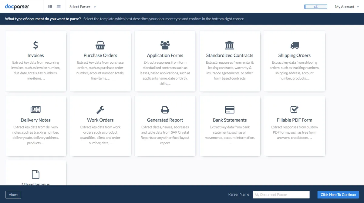 Docparser : avis des utilisateurs, avantages & inconvénients de ce logiciel d'extraction de données Docparser : avis des utilisateurs, avantages & inconvénients de ce logiciel d'extraction de données