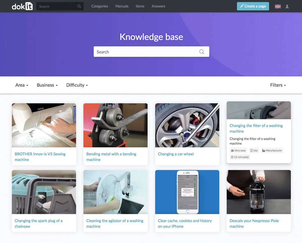 Dokit : avis des utilisateurs, avantages & inconvénients de ce logiciel de gestion des connaissances Dokit : avis des utilisateurs, avantages & inconvénients de ce logiciel de gestion des connaissances