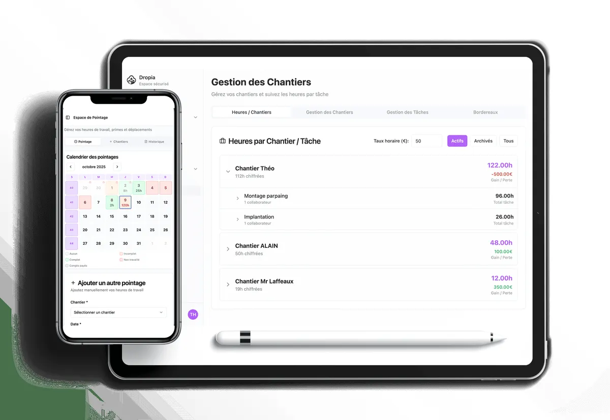 Dropia.io : avis des utilisateurs, avantages & inconvénients de ce logiciel pour artisans Chantiers / Construction / BTP Dropia.io : avis des utilisateurs, avantages & inconvénients de ce logiciel pour artisans Chantiers / Construction / BTP