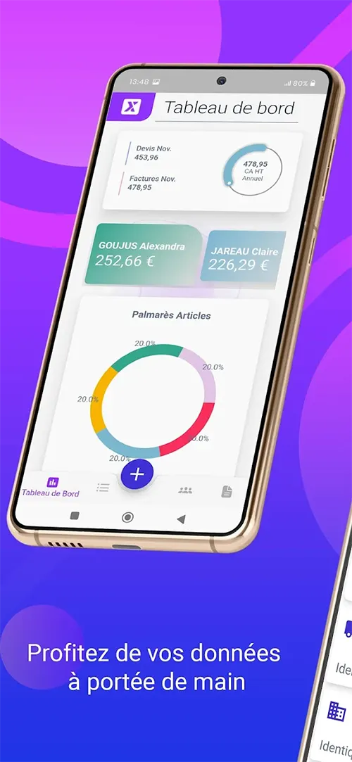 EBP Gestion Commerciale Hubbix : application mobile