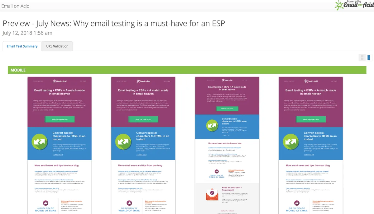 Email on Acid : avis des utilisateurs, avantages & inconvénients de ce logiciel d'emailing / newsletters Email on Acid : avis des utilisateurs, avantages & inconvénients de ce logiciel d'emailing / newsletters