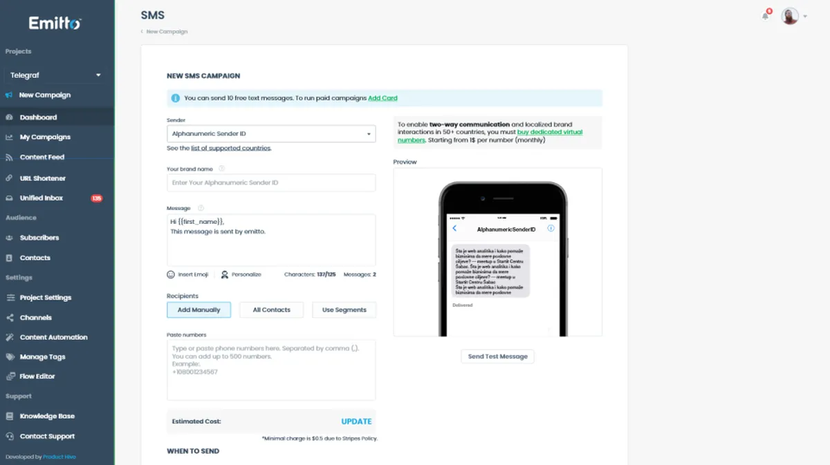 Emitto : avis des utilisateurs, avantages & inconvénients de ce logiciel d'envoi de SMS marketing Emitto : avis des utilisateurs, avantages & inconvénients de ce logiciel d'envoi de SMS marketing