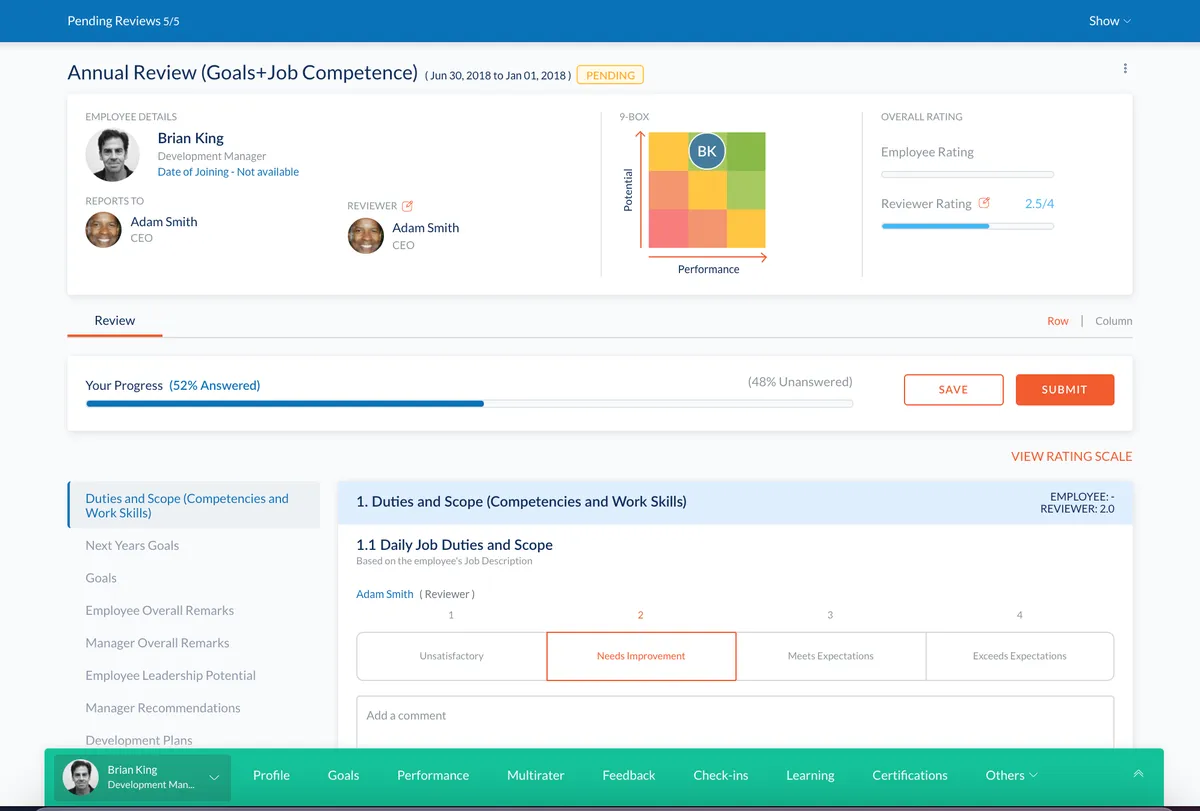 Engagedly : avis des utilisateurs, avantages & inconvénients de ce logiciel d'engagement collaborateur