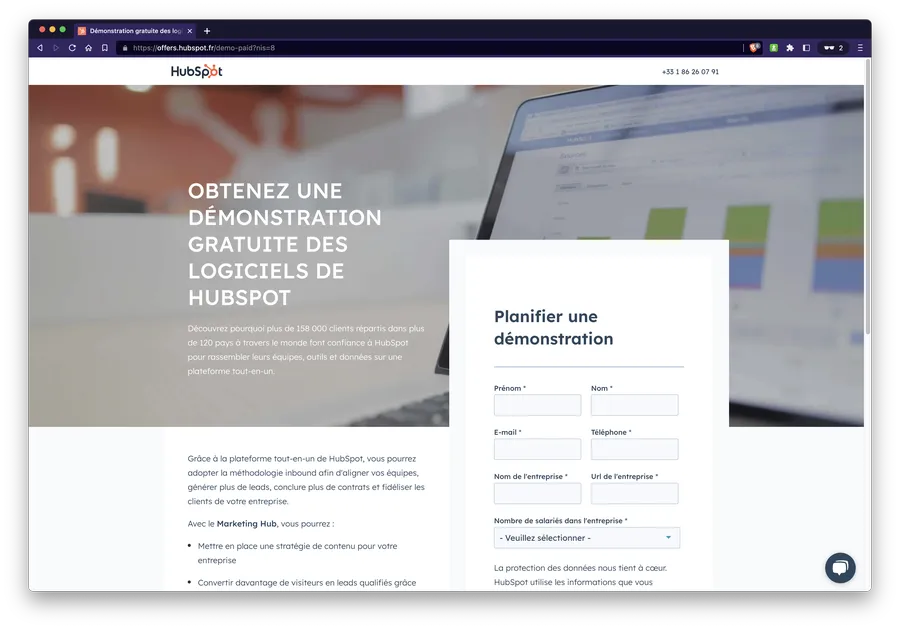 exemple landing page hubspot exemple landing page hubspot