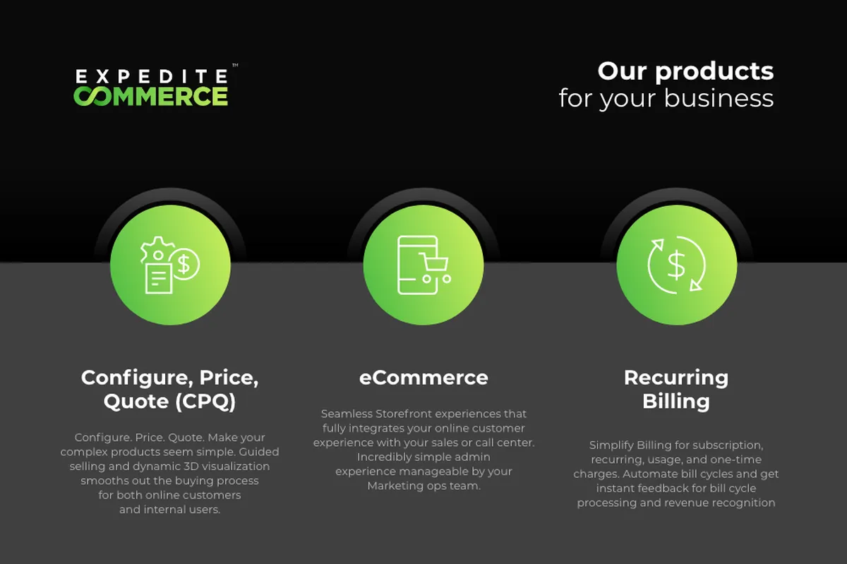 Expedite Commerce : avis des utilisateurs, avantages & inconvénients de ce logiciel de gestion des revenus et cycle de revenus Expedite Commerce : avis des utilisateurs, avantages & inconvénients de ce logiciel de gestion des revenus et cycle de revenus