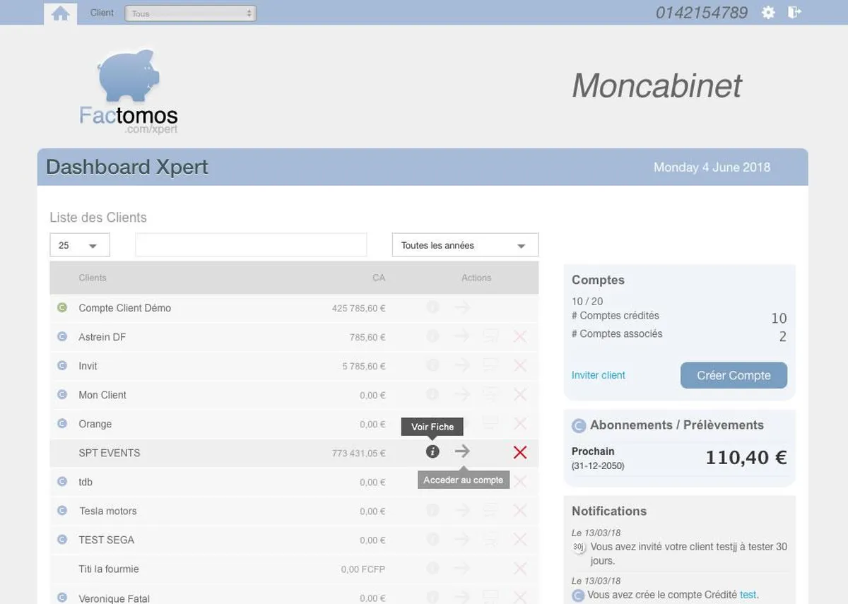 Factomos : avis des utilisateurs, avantages & inconvénients de ce logiciel de facturation